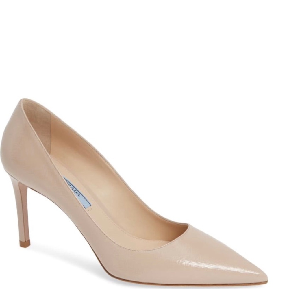 Prada Cream Pumps. 85mm. Excellent condition. - Picture 1 of 7